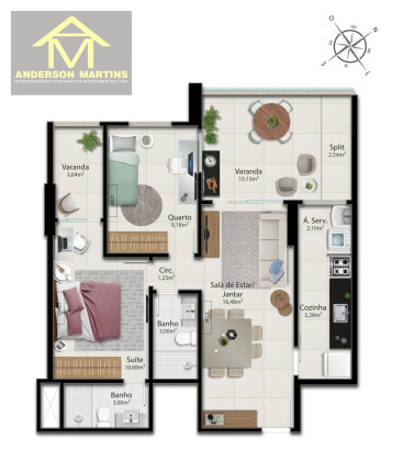 Imagem Apartamento com 2 Quartos à Venda, 76 m² em Praia Da Costa - Vila Velha Imagem Apartamento com 2 Quartos à Venda, 76 m² em Praia Da Costa - Vila Velha