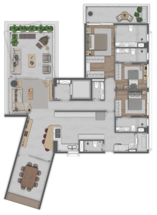 Imagem Apartamento com 3 Quartos à Venda, 185 m² em Ibirapuera - São Paulo
