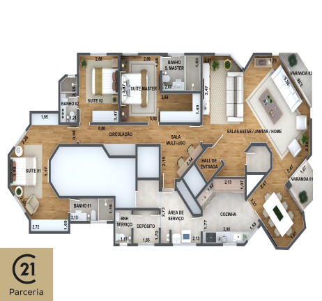 Imagem Apartamento com 3 Quartos à Venda, 168 m² em Moema - São Paulo