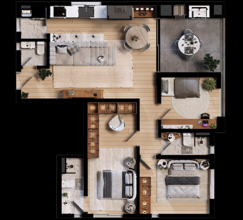 Imagem Apartamento com 2 Quartos à Venda, 64 m² em Santa Quitéria - Curitiba Imagem Apartamento com 2 Quartos à Venda, 64 m² em Santa Quitéria - Curitiba