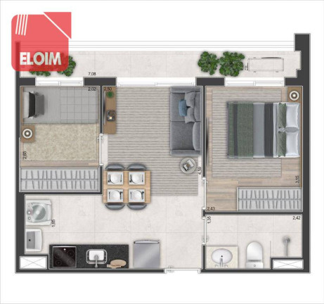 Imagem Apartamento com 1 Quarto à Venda, 43 m² em Bela Vista - São Paulo Imagem Apartamento com 1 Quarto à Venda, 43 m² em Bela Vista - São Paulo