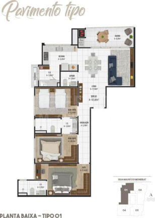 Imagem Apartamento com 2 Quartos à Venda, 76 m² em Gravatá - Navegantes Imagem Apartamento com 2 Quartos à Venda, 76 m² em Gravatá - Navegantes