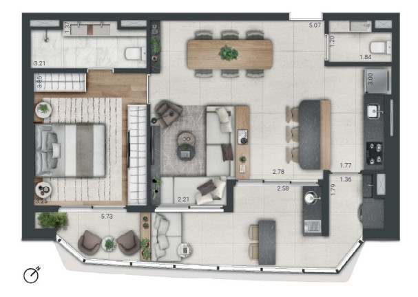 Imagem Apartamento com 2 Quartos à Venda, 77 m² em Real Parque - São Paulo Imagem Apartamento com 2 Quartos à Venda, 77 m² em Real Parque - São Paulo