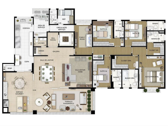 Imagem Apartamento com 4 Quartos à Venda, 266 m² em Perdizes - São Paulo