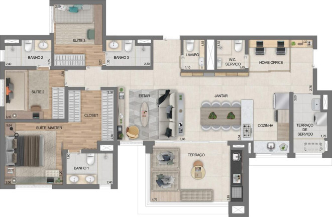 Imagem Apartamento com 4 Quartos à Venda, 130 m² em Mooca - São Paulo Imagem Apartamento com 4 Quartos à Venda, 130 m² em Mooca - São Paulo
