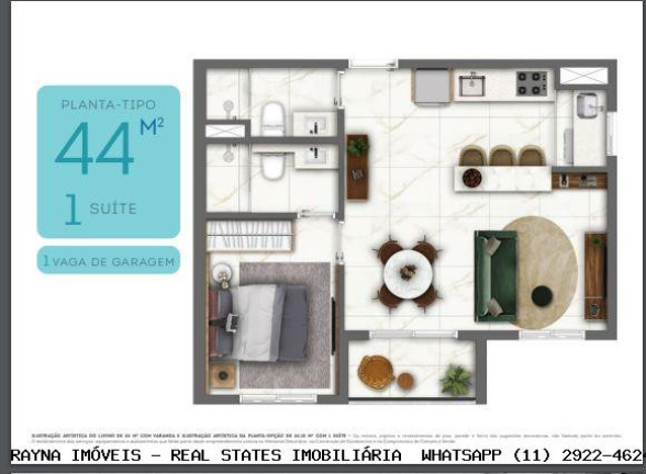 Imagem Apartamento com 1 Quarto à Venda, 24 m² em Tatuapé - São Paulo