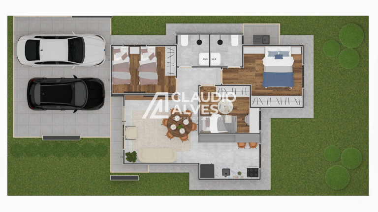 Imagem Casa de Condomínio com 3 Quartos à Venda, 172 m² em Sim - Feira De Santana Imagem Casa de Condomínio com 3 Quartos à Venda, 172 m² em Sim - Feira De Santana