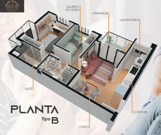 Imagem Apartamento com 2 Quartos à Venda, 44 m² em Jardim Bela Vista - Santo André Imagem Apartamento com 2 Quartos à Venda, 44 m² em Jardim Bela Vista - Santo André