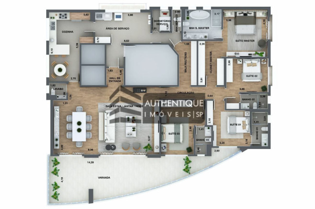 Imagem Apartamento com 3 Quartos à Venda, 280 m² em Vila Nova Conceição - São Paulo