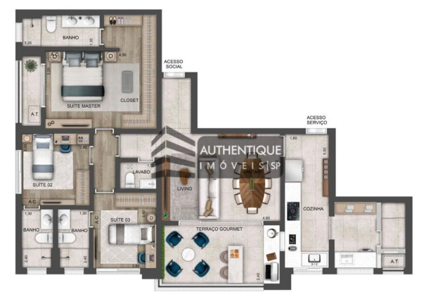 Imagem Imóvel com 1 Quarto à Venda, 40 m² em Brooklin - São Paulo