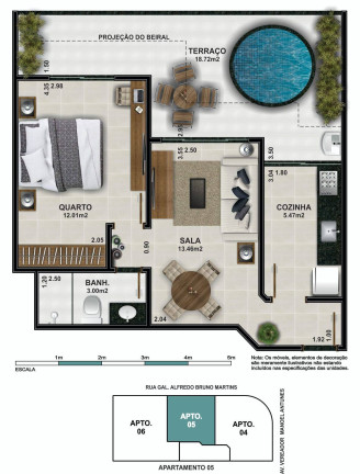 Imagem Apartamento com 1 Quarto à Venda, 53 m² em Braga - Cabo Frio Imagem Apartamento com 1 Quarto à Venda, 53 m² em Braga - Cabo Frio