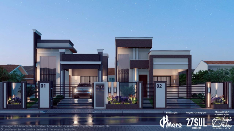 Imagem Casa com 3 Quartos à Venda, 90 m² em Bosque Da Mata - Tijucas