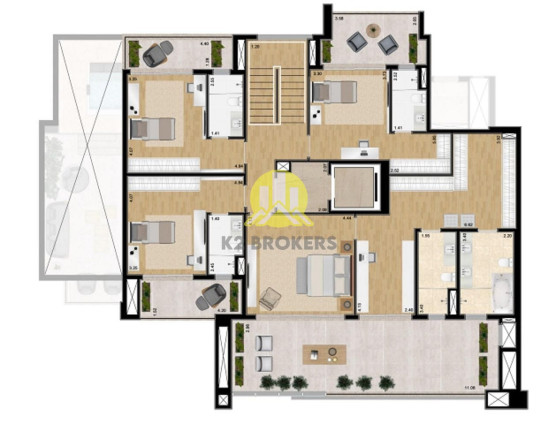 Imagem Cobertura com 4 Quartos à Venda, 477 m² em Mossunguê - Curitiba Imagem Cobertura com 4 Quartos à Venda, 477 m² em Mossunguê - Curitiba