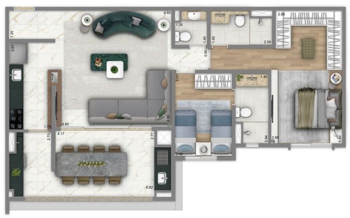 Imagem Apartamento com 3 Quartos à Venda, 100 m² em Tatuapé - São Paulo