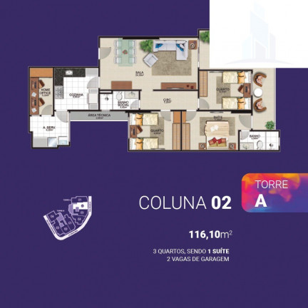 Imagem Imóvel com 3 Quartos à Venda, 111 m² em Praia Do Morro - Guarapari