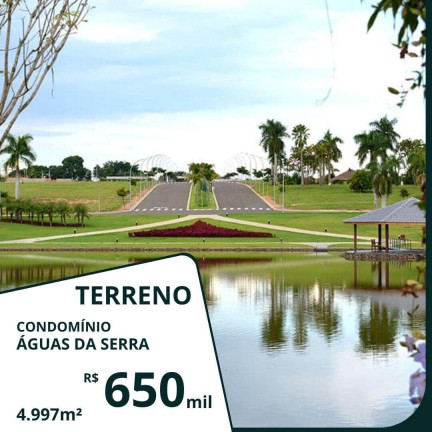 Terreno à Venda, 2.434 m² em Condomínio águas Da Serra - Hidrolândia