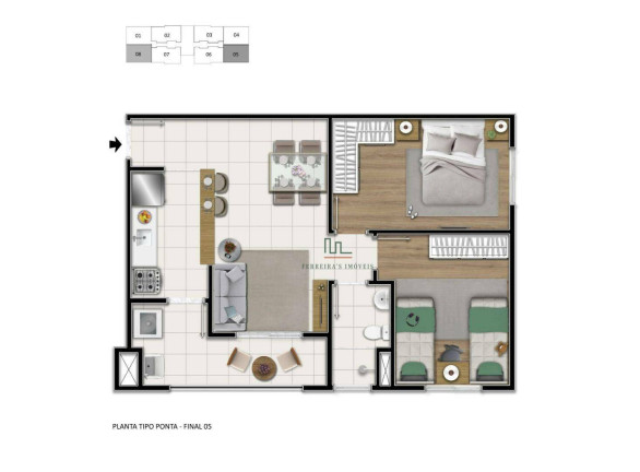 Imagem Cobertura com 2 Quartos à Venda, 94 m² em Fátima - Niterói