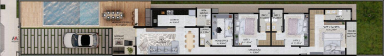 Imagem Casa com 4 Quartos à Venda, 140 m² em Urucunema - Eusébio