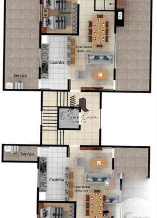 Imagem Apartamento com 3 Quartos à Venda, 130 m² em Cabral - Contagem Imagem Apartamento com 3 Quartos à Venda, 130 m² em Cabral - Contagem