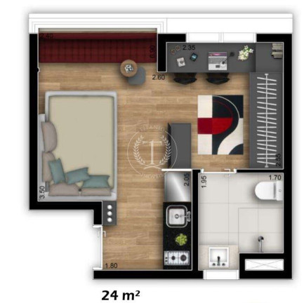 Imagem Apartamento com 1 Quarto à Venda, 24 m² em Vila Madalena - São Paulo