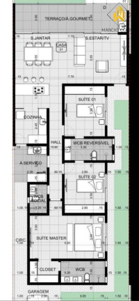 Imagem Casa com 3 Quartos à Venda, 240 m² em Carapibus - Conde Imagem Casa com 3 Quartos à Venda, 240 m² em Carapibus - Conde