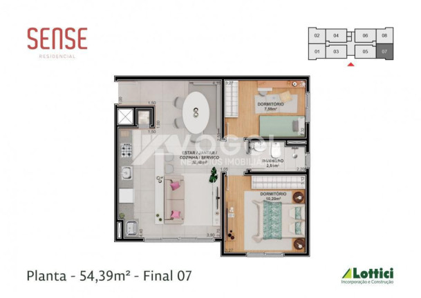 Imagem Apartamento com 2 Quartos à Venda, 53 m² em Harmonia - Canoas Imagem Apartamento com 2 Quartos à Venda, 53 m² em Harmonia - Canoas