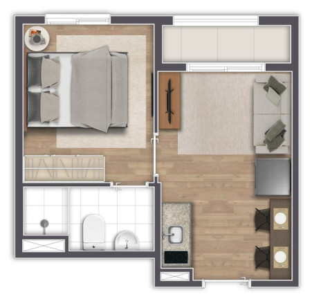 Imagem Apartamento com 1 Quarto à Venda, 34 m² em Mooca - São Paulo