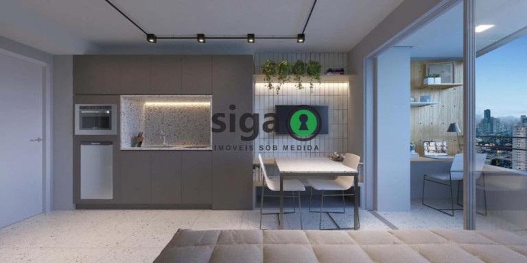 Imagem Apartamento com 1 Quarto à Venda, 35 m² em Brooklin - São Paulo