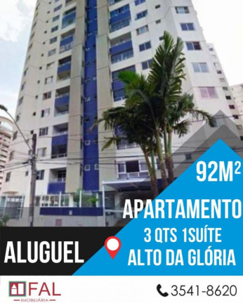 Apartamento com 3 Quartos para Alugar, 92 m² em Alto Da Glória - Goiânia