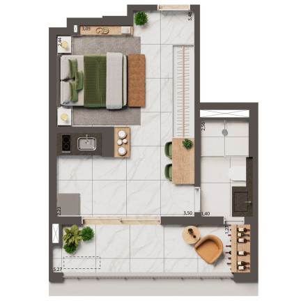 Imagem Studio com 1 Quarto à Venda, 21 m² em Ipiranga - São Paulo Imagem Studio com 1 Quarto à Venda, 21 m² em Ipiranga - São Paulo
