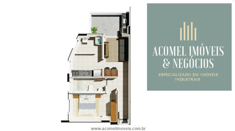 Imagem Apartamento com 1 Quarto à Venda, 50 m² em Vila Caiçara - Praia Grande