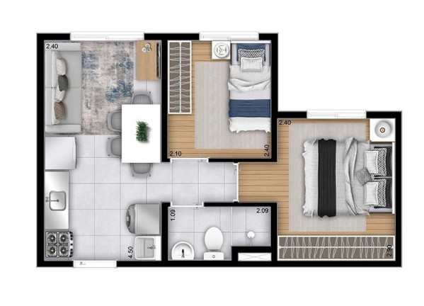 Imagem Apartamento com 2 Quartos à Venda, 31 m² em Guaianases - São Paulo Imagem Apartamento com 2 Quartos à Venda, 31 m² em Guaianases - São Paulo