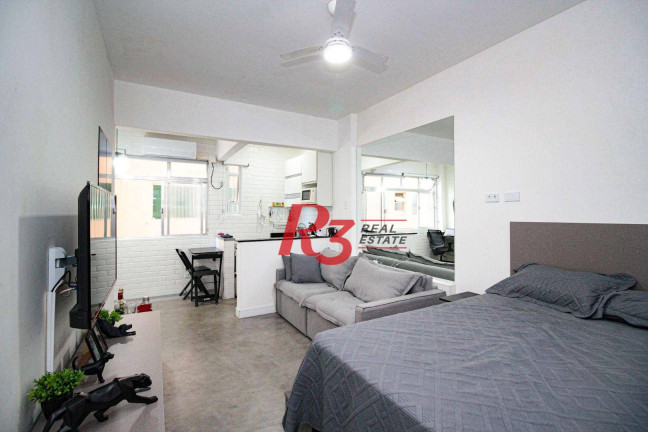 Imagem Studio com 1 Quarto à Venda, 31 m² em Embaré - Santos Imagem Studio com 1 Quarto à Venda, 31 m² em Embaré - Santos