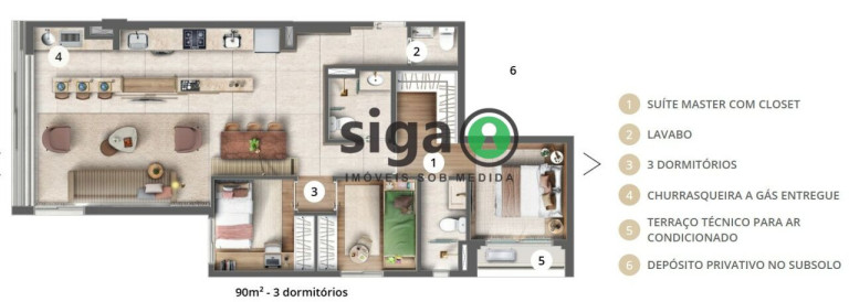 Imagem Apartamento com 3 Quartos à Venda, 90 m² em Vila Mariana - São Paulo