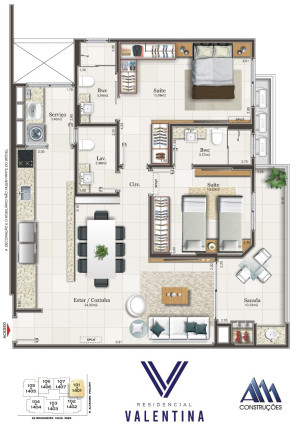 Imagem Apartamento com 2 Quartos à Venda, 96 m² em Campinas - São José