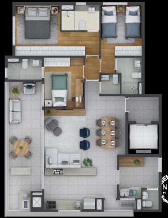 Imagem Imóvel com 3 Quartos à Venda, 121 m² em Moema - São Paulo