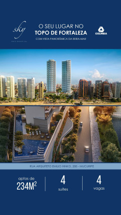Imagem Apartamento com 4 Quartos à Venda, 238 m² em Mucuripe - Fortaleza Imagem Apartamento com 4 Quartos à Venda, 238 m² em Mucuripe - Fortaleza