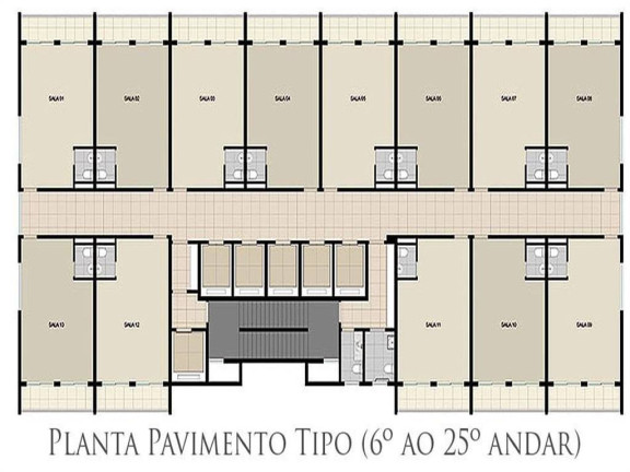 Imagem Sala Comercial à Venda, 39 m² em Boqueirão - Praia Grande Imagem Sala Comercial à Venda, 39 m² em Boqueirão - Praia Grande