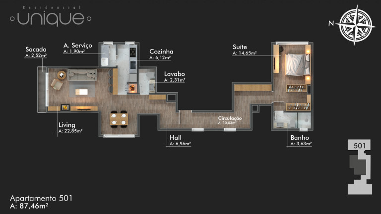 Imagem Apartamento com 2 Quartos à Venda, 74 m² em Floresta - Gramado