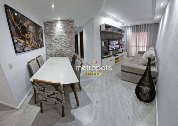 Apartamento com 3 Quartos à Venda, 75 m² em Vila Gilda - Santo André