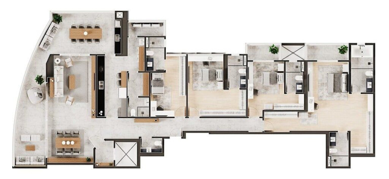 Imagem Cobertura com 4 Quartos à Venda, 1.057 m² em Ponta Da Praia - Santos Imagem Cobertura com 4 Quartos à Venda, 1.057 m² em Ponta Da Praia - Santos