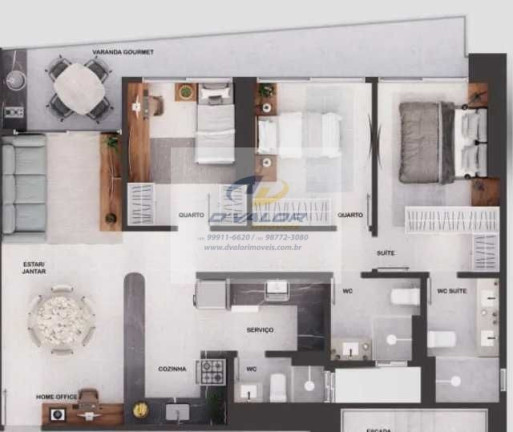 Imagem Apartamento com 3 Quartos à Venda, 98 m² em Altiplano Cabo Branco - João Pessoa Imagem Apartamento com 3 Quartos à Venda, 98 m² em Altiplano Cabo Branco - João Pessoa