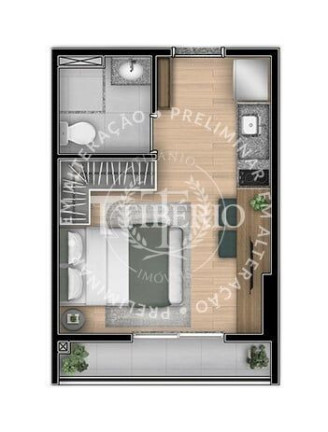 Imagem Apartamento com 1 Quarto à Venda, 22 m² em Alto Da Boa Vista - São Paulo