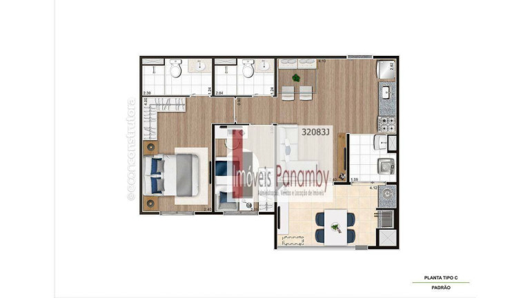 Imagem Apartamento com 3 Quartos à Venda, 67 m² em Campestre - Santo André Imagem Apartamento com 3 Quartos à Venda, 67 m² em Campestre - Santo André