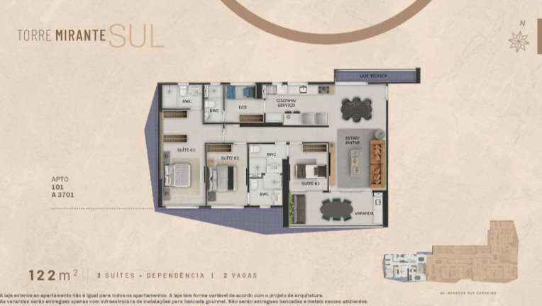Imagem Apartamento com 3 Quartos à Venda, 96 m² em Miramar - João Pessoa