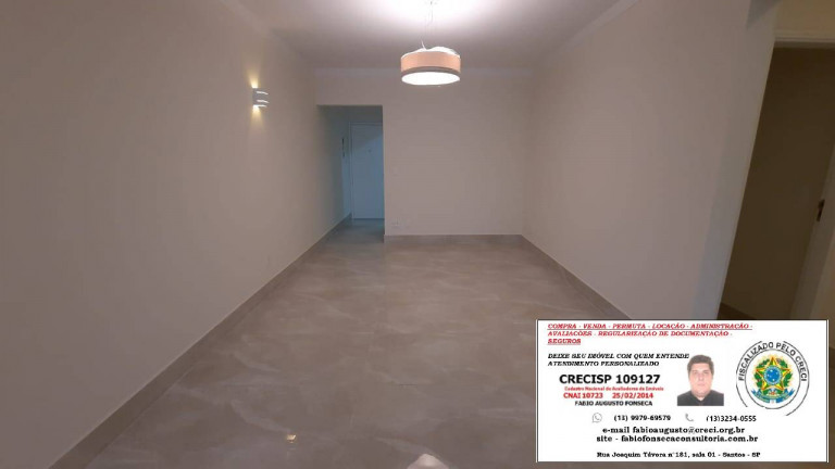 Imagem Apartamento com 3 Quartos à Venda, 134 m² em José Menino - Santos