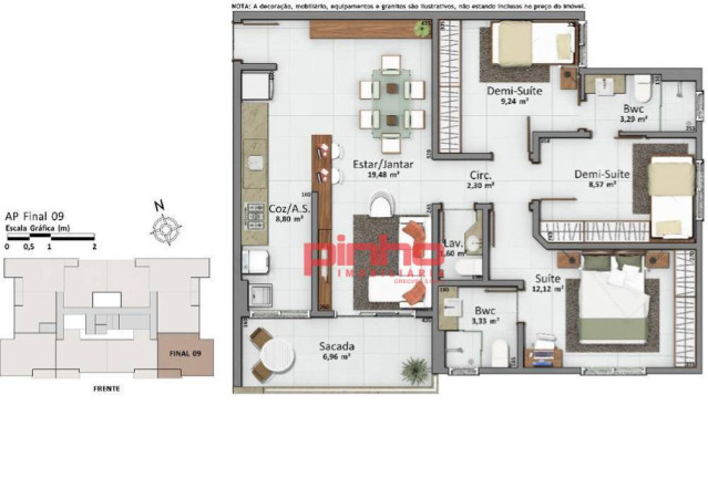 Imagem Apartamento com 3 Quartos à Venda, 98 m² em Cidade Universitária Pedra Branca - Palhoça Imagem Apartamento com 3 Quartos à Venda, 98 m² em Cidade Universitária Pedra Branca - Palhoça