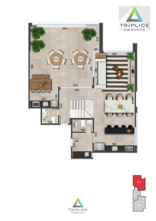 Imagem Cobertura com 4 Quartos à Venda, 220 m² em Alto Dos Passos - Juiz De Fora