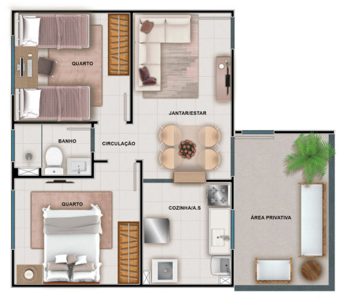 Imagem Imóvel com 2 Quartos à Venda, 40 m² em Jardim Alvorada - Nova Iguaçu