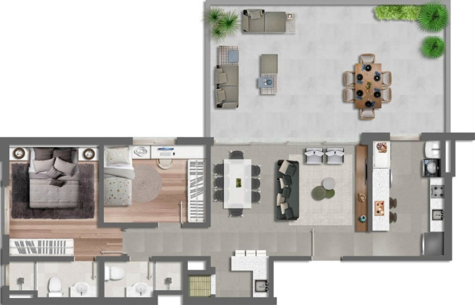 Imagem Apartamento com 2 Quartos à Venda, 62 m² em Passo Da Areia - Porto Alegre